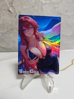 Rias Gremory Trading Card Waifu Goddess Story Anime Girl holo Karte Manga Art - Image 1