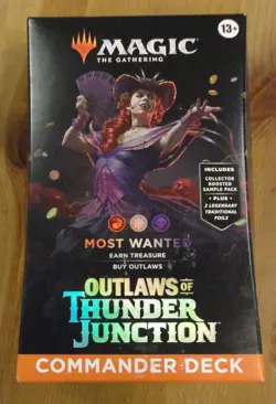 Magic the Gathering Outlaws of Thunder Junction Most Wanted Commander Deck - Image 1