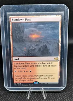 Sundown Pass Innistrad: Crimson Vow 266/284 Regular Rare MTG NM - Image 1