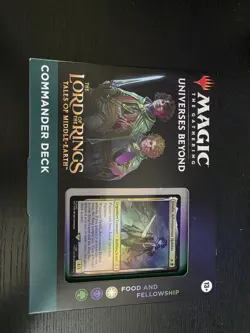 Lord of the Rings Tales of MiddleEarth Commander Deck Food And Fellowship SEALED - Image 1