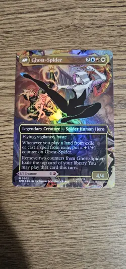 Gwen Stacy (0202) (Borderless) Marvel's Spider-Man Foil trasforms PSA10 - Image 2