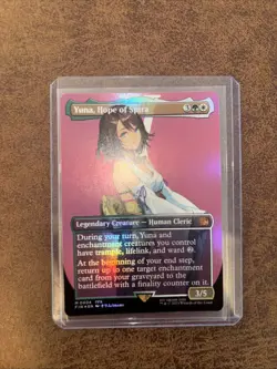Yuna, Hope of Spira (Borderless) Final Fantasy Foil - Image 1
