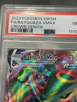 Pokemon TCG Rayquaza VMAX 102/159 Crown Zenith Full Art Holo PSA 10 Gem Mint - Image 4