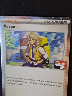 ARVEN 166/198 PLAY! PRIZE PACK SERIES COSMOS HOLO Pokemon TCG NM/MT - Image 3