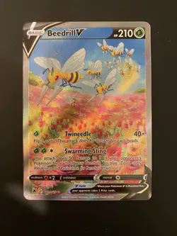 Pokemon Beedrill V #161/189 Alternative Art Astral Radiance ?? - Image 1