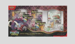 Pokemon Paldean Fates Great Tusk Iron Threads Ex Premium Collection In Hand - Image 1
