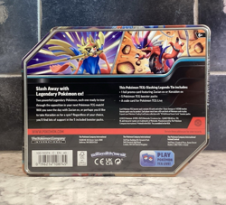 Pokemon Slashing Legends Tin Zacian ex Factory Sealed NEW - Image 2