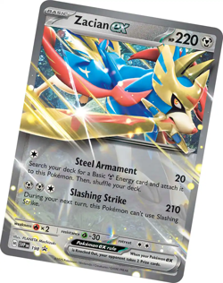 Pokemon Slashing Legends Tin Zacian ex Factory Sealed NEW - Image 3