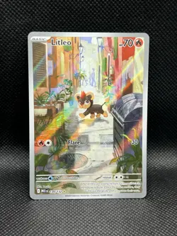 Litleo 139/132 IR Mega Evolution Me01 ILLUSTRATION RARE HOLO Pokemon English TCG - Image 1