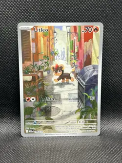 Litleo 139/132 IR Mega Evolution Me01 ILLUSTRATION RARE HOLO Pokemon English TCG - Image 3