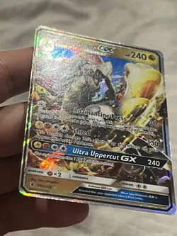 Kommo o GX 100/145 Ultra Rare Pokemon Sun & Moon Guardians Rising LP - Image 2