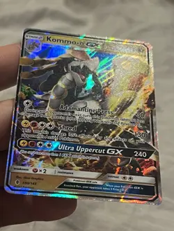 Kommo o GX 100/145 Ultra Rare Pokemon Sun & Moon Guardians Rising LP - Image 3