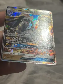 Kommo o GX 100/145 Ultra Rare Pokemon Sun & Moon Guardians Rising LP - Image 5