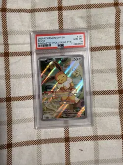 Pokemon Eevee TCG Promo #173 Prismatic Evolutions ETB Promo PSA 10 Gem MT - Image 1