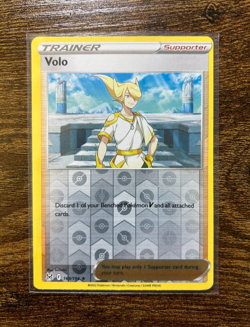 Miscut Error Pokemon TCG - Volo Reverse Holo Trainer - 169/196 - Lost Origin - Image 1