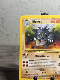 Rhydon (Rizeros) German-45/64 Jungle Regular Uncommon-Pokemon TCG-Fast Ship-NM! - Image 2