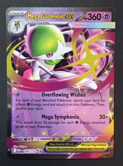 Pokemon TCG - Mega Gardevoir ex 060/132 - Me01: Mega Evolution Holo NM - Image 1