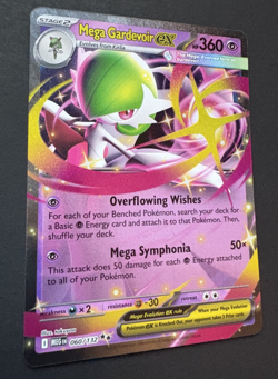 Pokemon TCG - Mega Gardevoir ex 060/132 - Me01: Mega Evolution Holo NM - Image 2