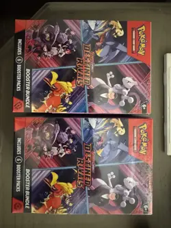 Lot Of 2 Pokemon Scarlet & Violet Destined Rivals Booster Bundle Box Sealed - Image 1