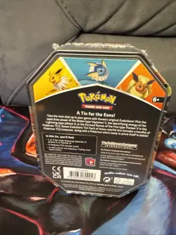 Pokemon TCG: 2021 Fall Eevee Evolutions - Jolteon V Tin - Factory Sealed - Image 2