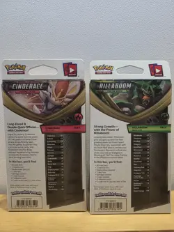 Pokemon Tcg Sword & Shield Theme Deck Boxes - Rillaboom & Cinderace - SEALED - Image 3