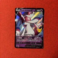 Pokemon TCG Dark Sylveon v SWSH134 Black Star Promos Celebrations Holo - Image 1