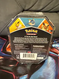Pokemon TCG Eevee Evolutions Tin 2021 Vaporeon V NEW Sealed - Image 2