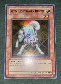 2008 OG Unlim Ryko Lightsworn Hunter LODT-EN022 Super Rare NM/M w/Tracking - Image 2