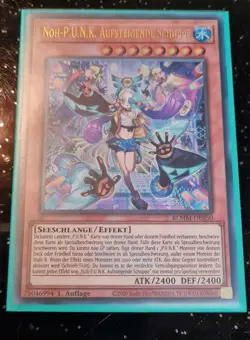 YuGiOh BLMM-DE050 Noh-P.U.N.K. Aufsteigende Schuppe Emblazoned Ultra Rare NM - Image 1