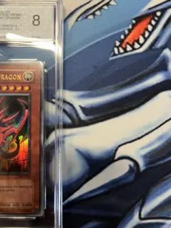 YuGiOh 2003 Slifer The Sky Dragon GBI-001 PGS 8 Ultra Rare Game Boy Advanced - Image 2