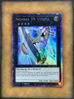 Yugioh Number 39: Utopia KICO-EN042 Collector Rare 1st Ed NM - Image 1