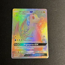 Dragonite GX - SM156 - Secret Rare Black Star Promo Rainbow - Pokemon Card - Image 1