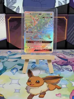 Xurkitree GX Rainbow Secret Rare Card 160/156 Sun and Moon Ultra Prism - Image 1