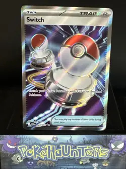 Pokemon Card Switch 123/094 Phantasmal Flames Full Art Trainer Near Mint - Image 1