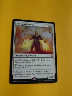 Kor Spiritdancer. WOC rare Kor Wizard MTG Card. - Image 2