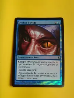 MTG Card. Occhio d'Ofide. Ophidian Eye FOIL Italian Time SPiral. NM as pics - Image 1