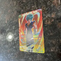 Hyper Rush SSB Vegito Championship Finals Gold Foil Dragon Ball Super Card | NM - Image 2