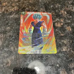 Hyper Rush SSB Vegito Championship Finals Gold Foil Dragon Ball Super Card | NM - Image 4
