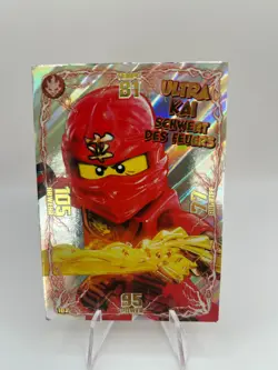 LEGO Ninjago Serie 1 Trading Card 182 - Ultra Kai Schwert Des Feuers Ultra Karte - Image 1