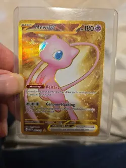 Pokemon Cards Scarlet And Violet 151 Gold Mew Ex - Image 1