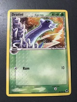 Dratini (Delta Species) 46/101 2006 Dragon Frontiers Regular Pokemon TCG Card - Image 1