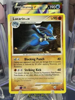 2008 Lucario - 2/17 POP Series 8 Promos - Rare Pokemon Card - MP - Image 1
