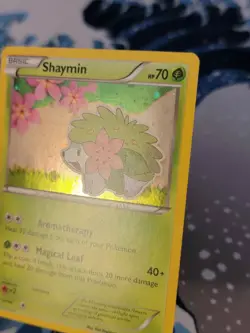 SHAYMIN XY188 HOLO PROMO BLACK STAR POKEMON CARD NM-LP - Image 2