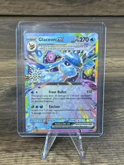 Glaceon ex 026/131 Pokemon TCG Holiday Calendar 2025 Festive Stamp Promo Card - Image 1