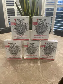 Magic MTG Adventures In The Forgotten Realms 15 Card Collectors Booster Sealed - Image 1