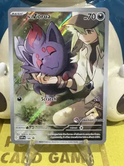 N's Zorua - 189 (Pokemon Center Exclusive) 189 Sv: Scarlet & Violet Promo Cards - Image 1