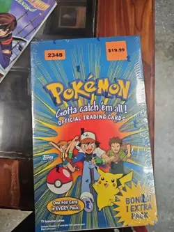 1999 Pokemon Official Trading Cards TOPPS Blue Label - Sealed First Print - Image 1