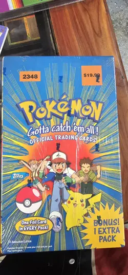 1999 Pokemon Official Trading Cards TOPPS Blue Label - Sealed First Print - Image 2