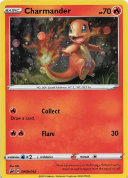 Pokemon - Charmander - #SWSH092 - SWSH: Sword & Shield Promo Cards Holo - Image 1