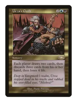 Urza's Guilt MTG Planeshift Rare LP Lightly Played Single Card - Image 1